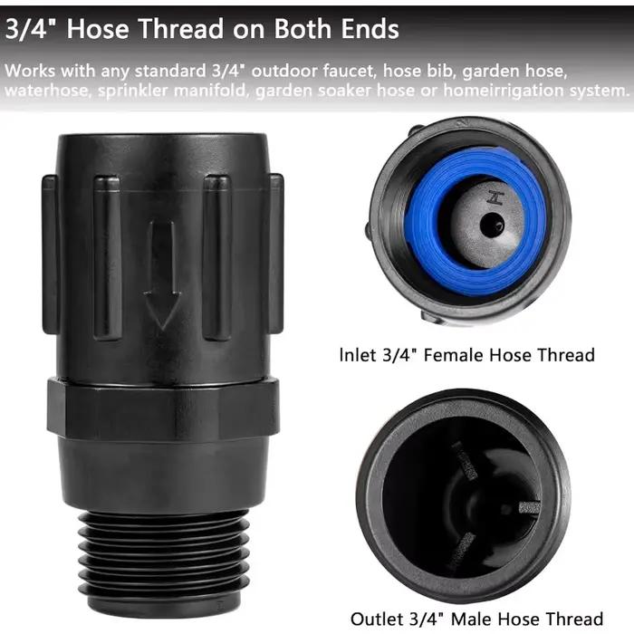 Régulateur de pression pour tuyau d'arrosage 25 PSI