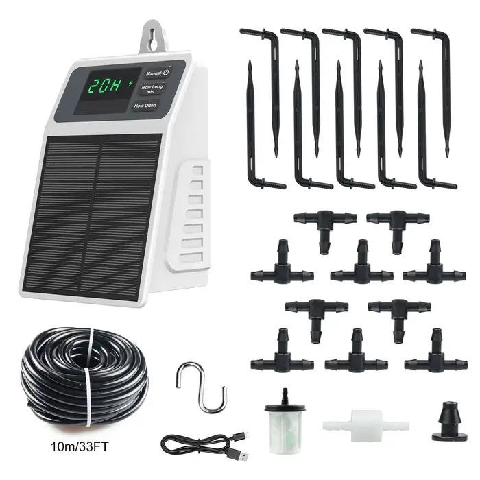 Système d'irrigation automatique solaire pour plantes, outils de jardinage et fournitures de plantat