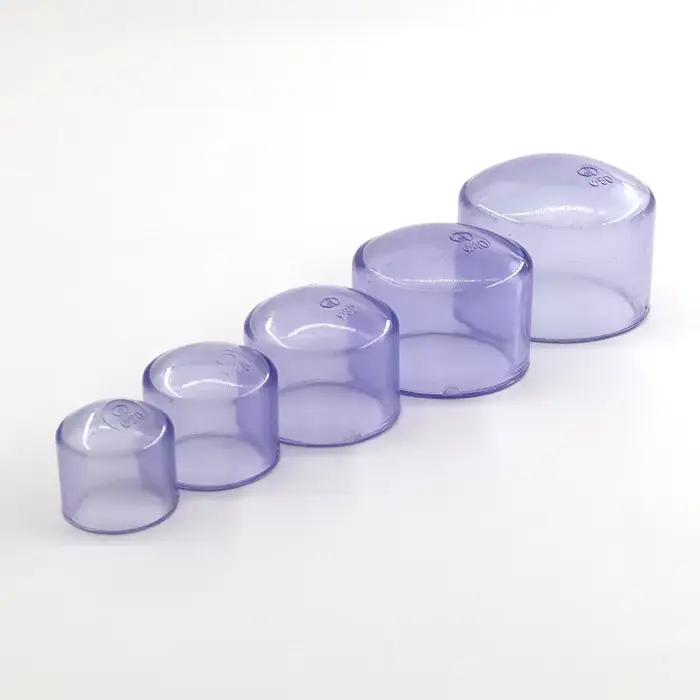 Bouchon de tuyau UPVC Transparent pour Tuyauterie Professionnelle et Systèmes d'Aquarium Occasions Spéciales Jardinage Aquariophilie