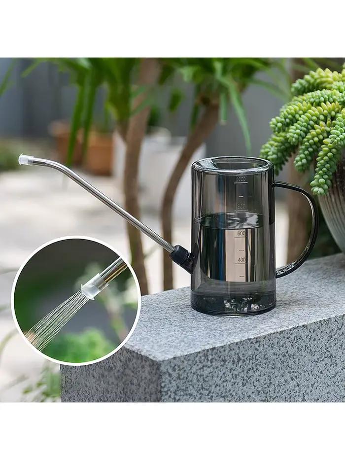 Arrosoir à long bec grande capacité pour jardinage domestique, plantes de bureau, balcon et plantes