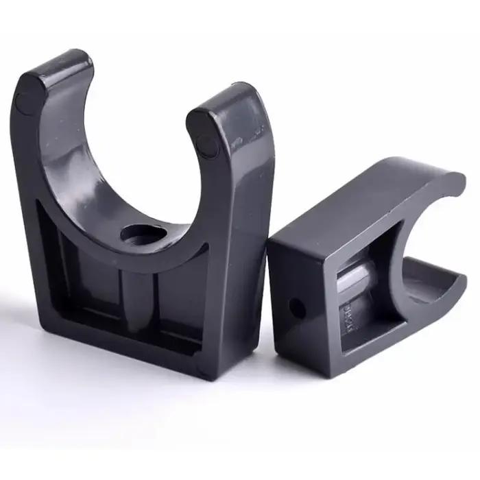 Colliers de serrage en PVC, 20/25/32/40/50/63/75/90/110mm, Clip de tuyau ouvert, Support de collier de serrage fixe, raccords de tubes d'irrigation de jardin