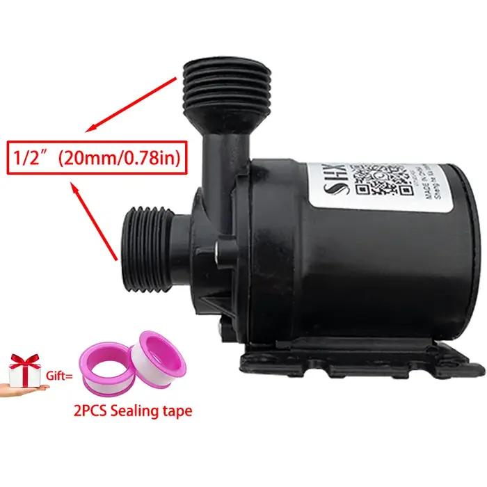 Pompe submersible silencieuse à moteur sans balais DC12V DC24V pour douches et installations de plomberie, avec haute pression et débit d'eau optimal pour une expérience de douche inégalée