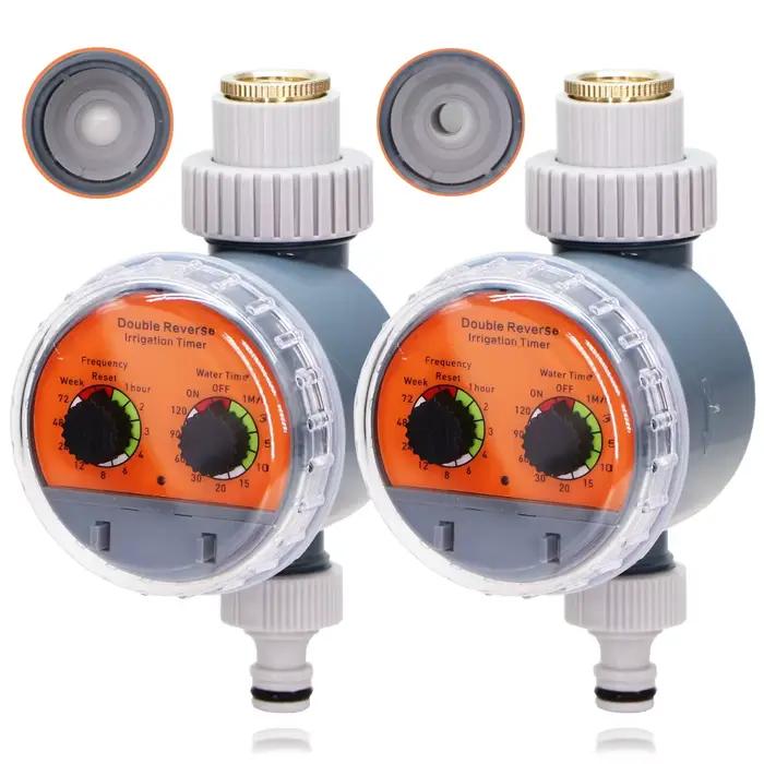Minuterie électronique MUCIAKIE Valve à Bille pour Système d'Arrosage Goutte à Goutte Minuterie d'Eau de Jardin Contrôleur Électronique Maison Extérieur Étanche Occasions Spéciales