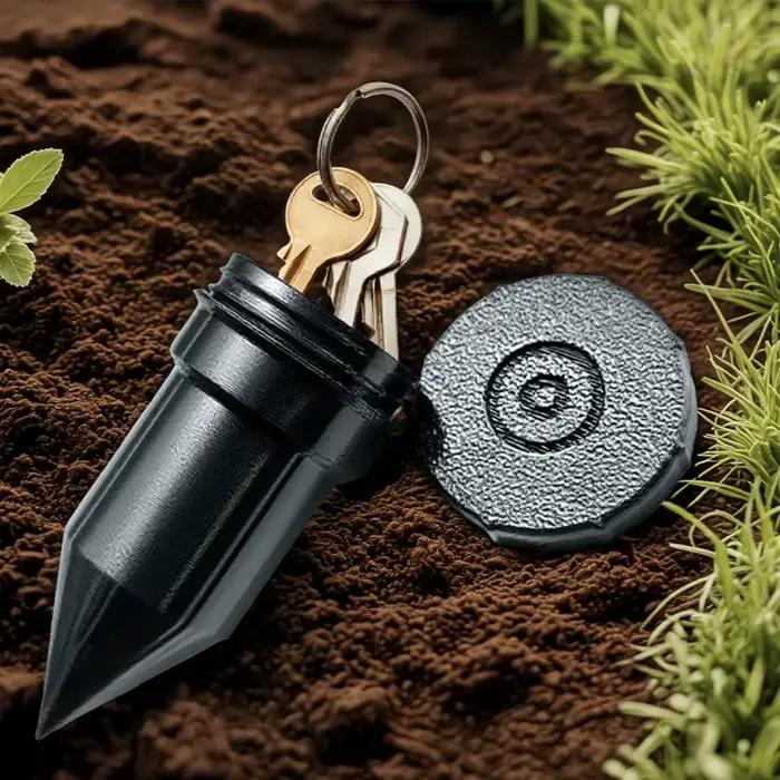 Cachette de clés de jardin