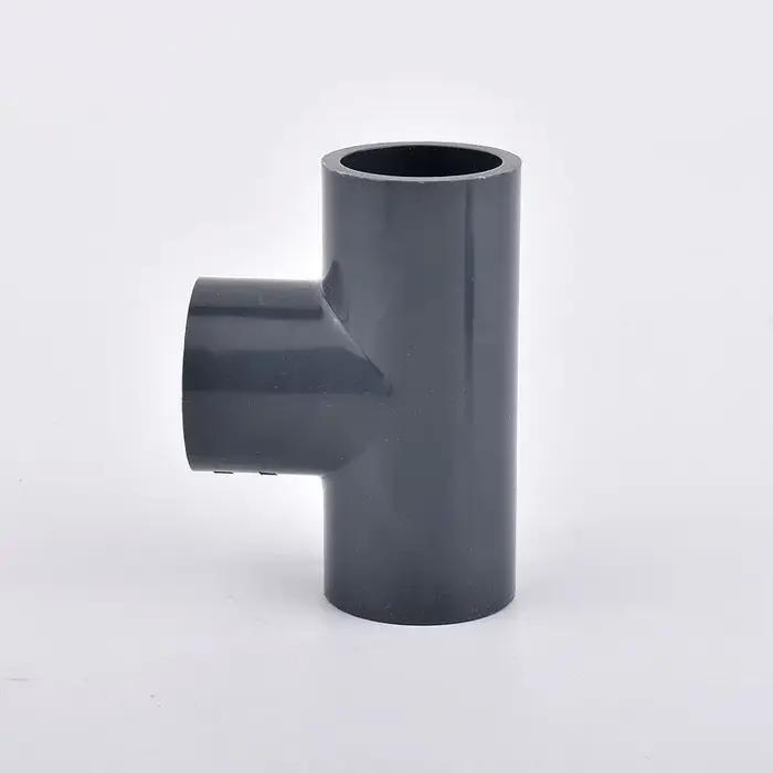 Connecteur de tuyau en PVC gris
