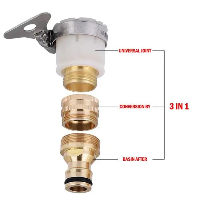 Adaptateurs universels pour robinet de tuyau de 15-23 mm