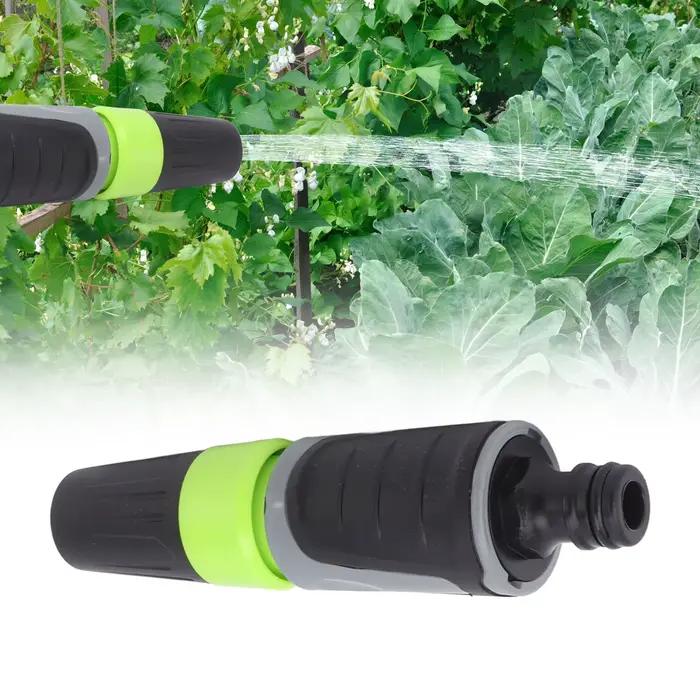 Buse de pulvérisation d'eau portative haute pression réglable pour jardinage arrosage lavage de voiture robuste ABS blanc occasionnels usages spéciaux