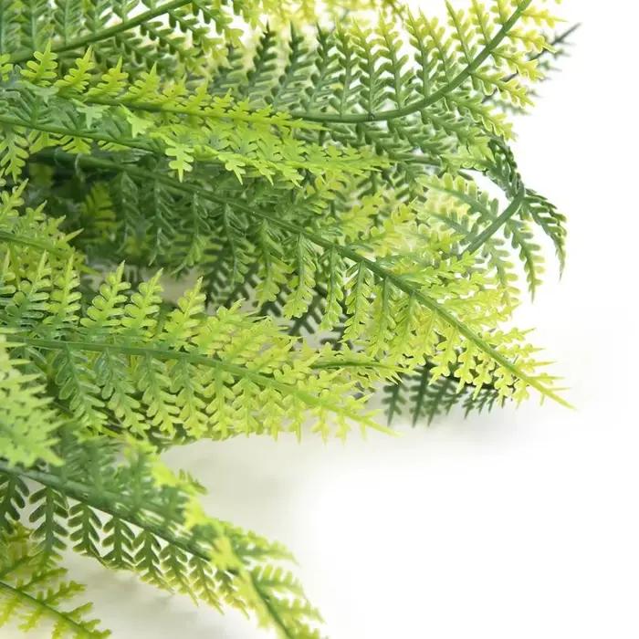 Plantes artificielles en plastique vertes, 7 branches de fougères, accessoires photo, décoration florale pour la maison