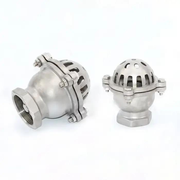 Valve de fond filetée en acier inoxydable 304 pour pompe à eau auto-amorçante clapet anti-retour occasions spéciales jardinage professionnel