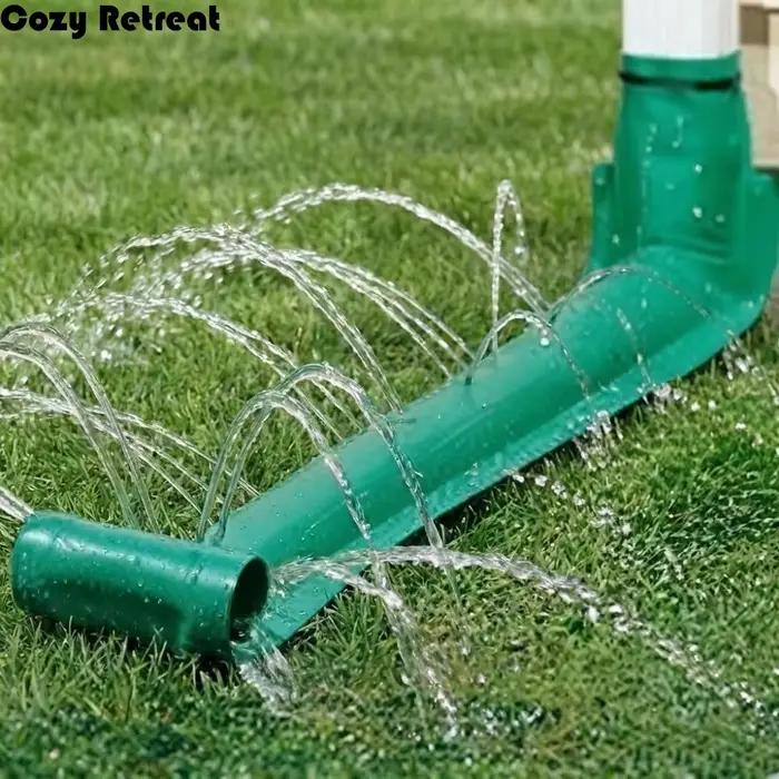 Extension de gouttière en PVC anti-érosion résistante aux UV pour diriger l'eau de pluie et embellir votre jardin