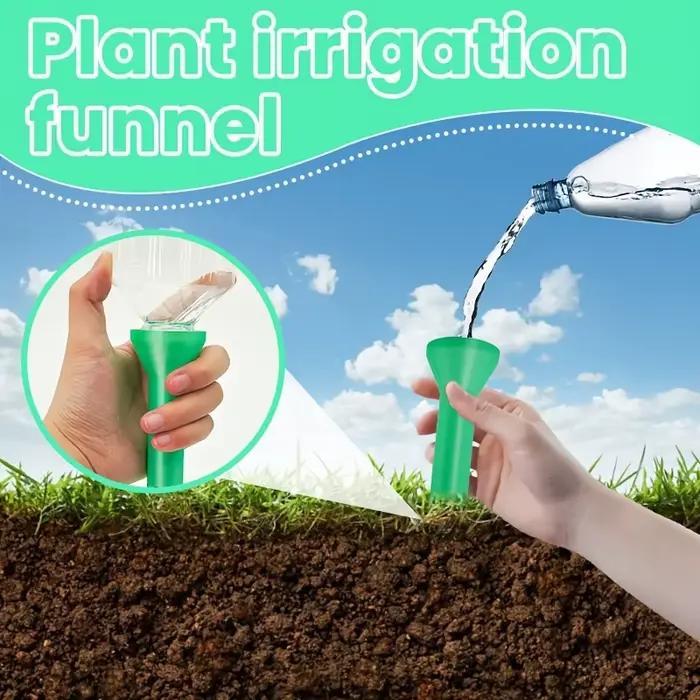 Entonnoir d'irrigation blanc pour jardinage efficace évitant la pourriture des racines adapté aux arrosoirs et raccords de tuyaux occasions de jardinage et cadeaux pour amoureux de la nature