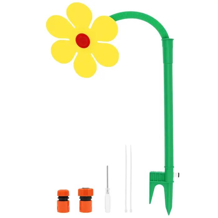 Arroseur rotatif Crazy Daisy 360° arroseur de jardin dansant en forme de fleur arroseur de pelouse réglable décoration de jardin occassions spéciales jardin familial cadeau anniversaire