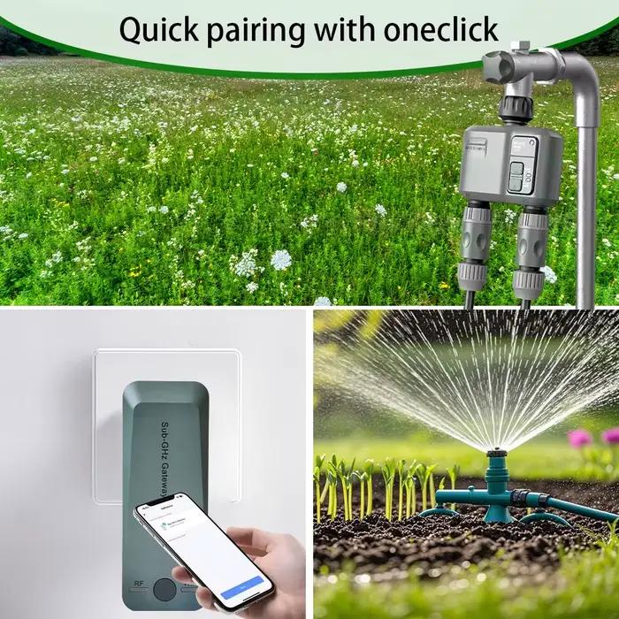 Programmateur d'arrosage intelligent Wifi RF433 pour jardin