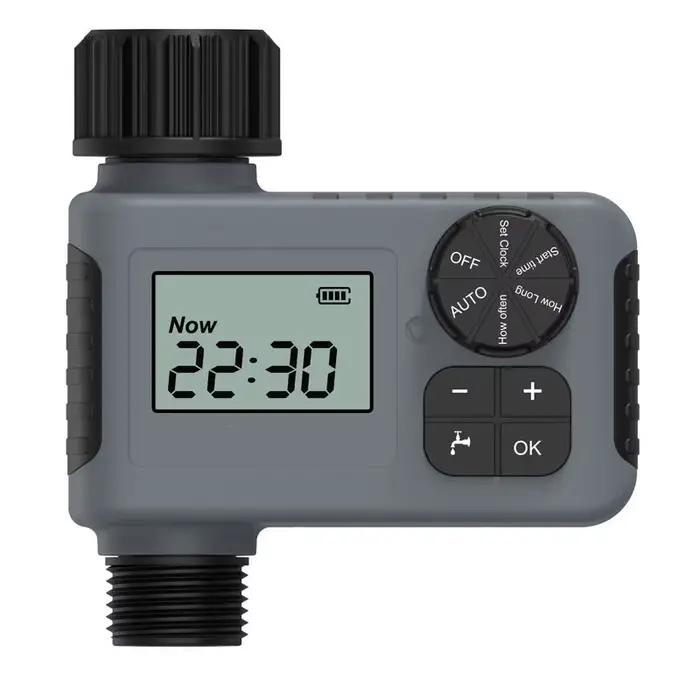 Programmateur d'arrosage automatique intelligent système d'irrigation minuterie d'arrosage équipement de jardinage affichage LCD IP55 facilite jardinage économise eau maintient plantes bien hydratées occasions jardinage débutants expérimentés