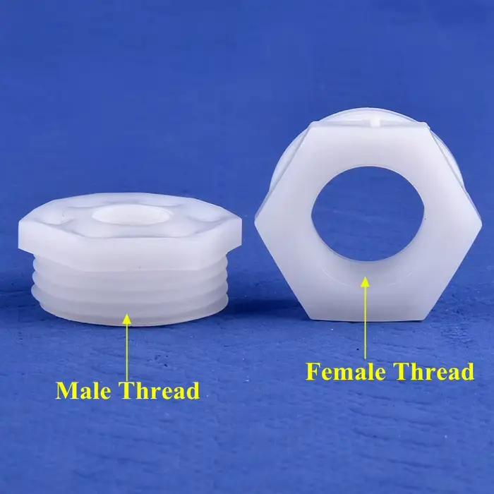 Joint de douille filetée 1/8 "1/4" 3/8 "1/2" 3/4 "1", adaptateur d'aquarium, Joints de tuyau d'eau d