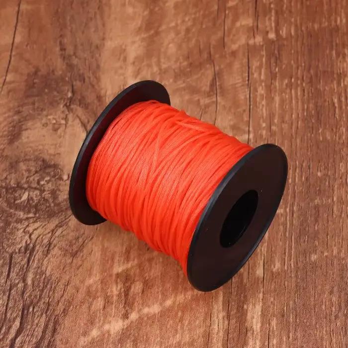 Cordon de marquage et de randonnée rouge 50M/rouleau ; Corde de jardinage