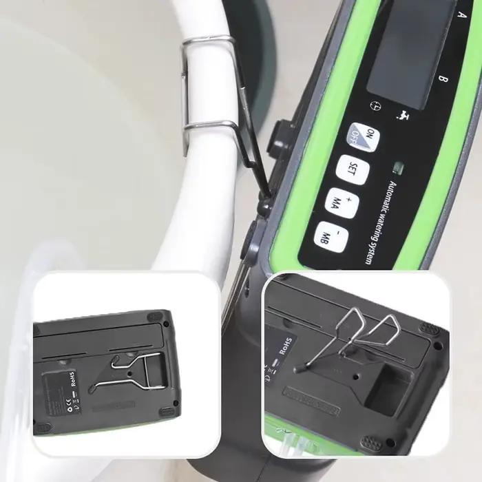 Dispositif d'arrosage automatique à double pompe avec mini kit d'irrigation goutte