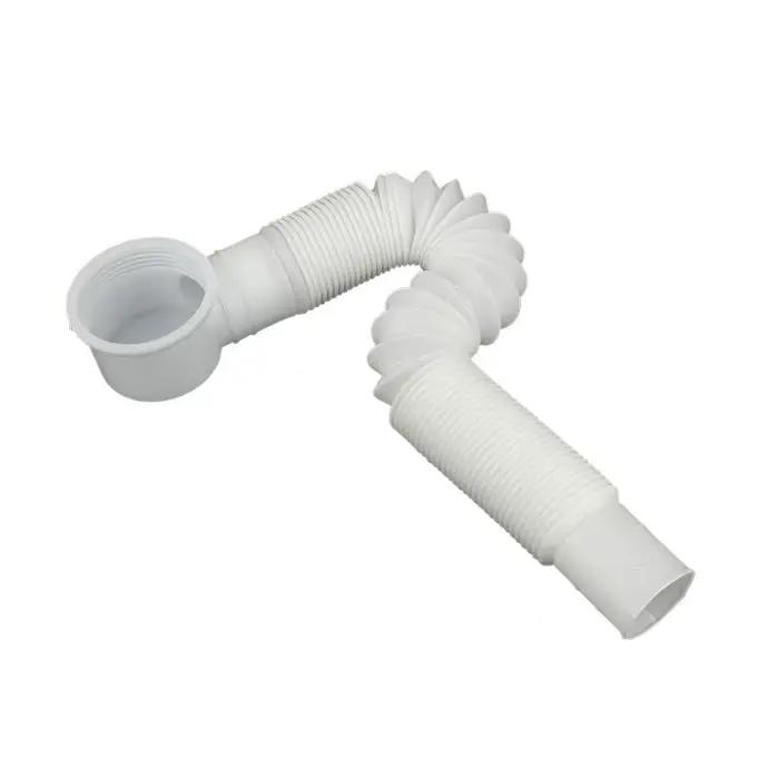 1pc télescopique en plastique baignoire salle de douche baril vers le bas tuyau