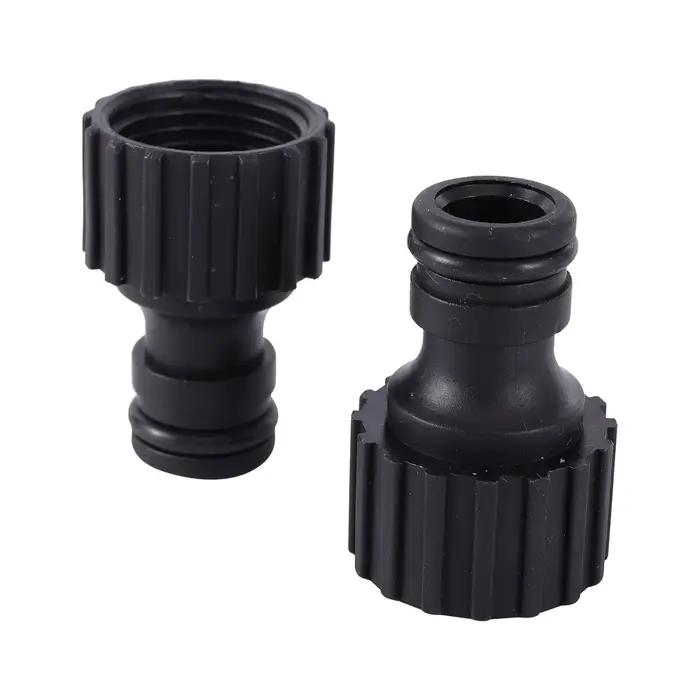 Connecteurs rapides de mamelon de 16mm en plastique, filetage mâle femelle de 1/2 3/4 pouces, adapta