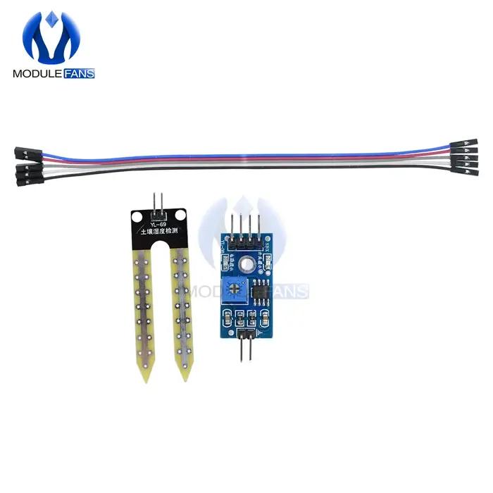 Module de détection d'humidité sol pour cartes de développement Arduino avec sortie analogique pour jardins et cultures hors-sol