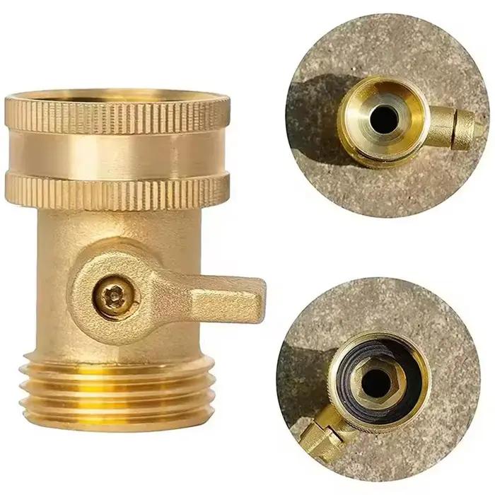 Robinet d'arrêt en laiton pour tuyau d'arrosage jardin 3/4 po connecteur raccord arrosage réparation robinet arrêt jardin occaions spéciales