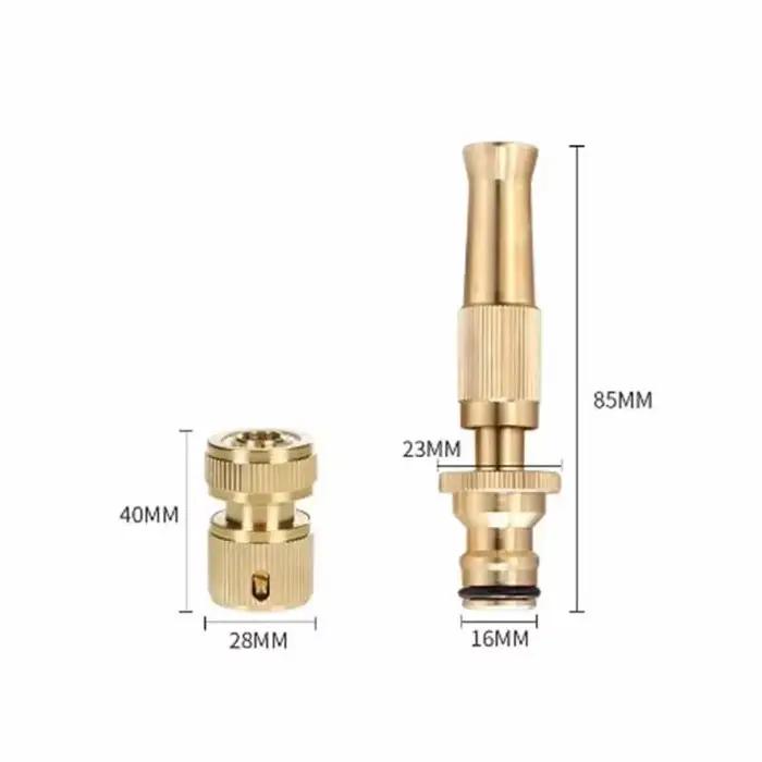 Buse de pulvérisation pistolet à eau en laiton haute pression arroseur