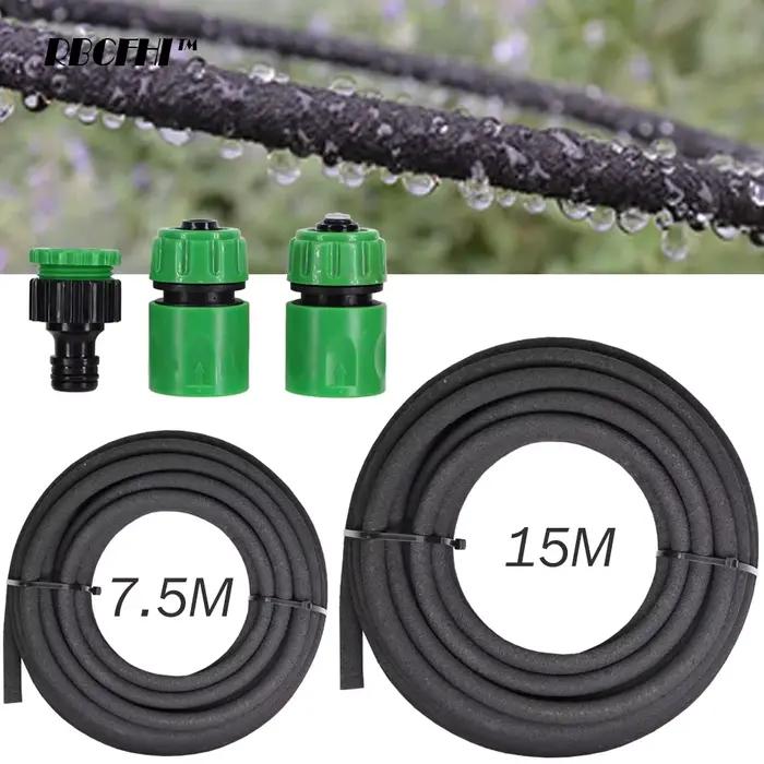 Un ID-12MM OD-16MM le tuyau d'arrosage de soaker de jardin 7.5m /15m