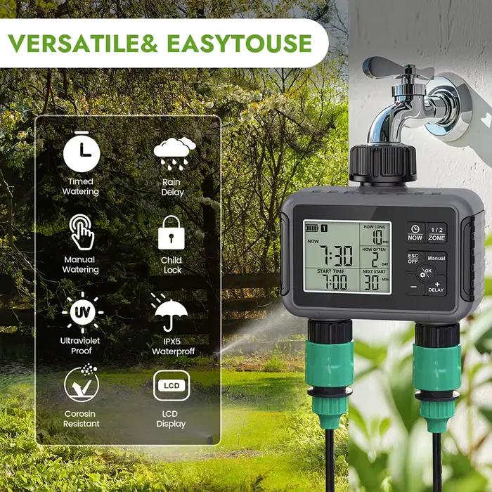 Programmateur d'irrigation automatique 1/2/3/4 sorties