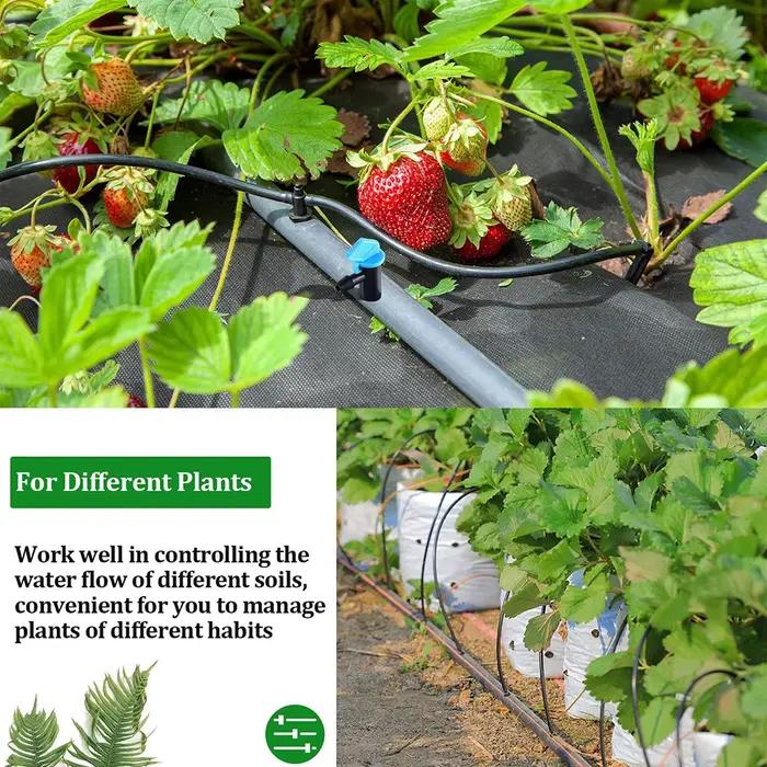 Emmetteur d'égouttage d'irrigation, 20 pièces, drapeau de jardin, goutteur d'arrosage pour arbres et