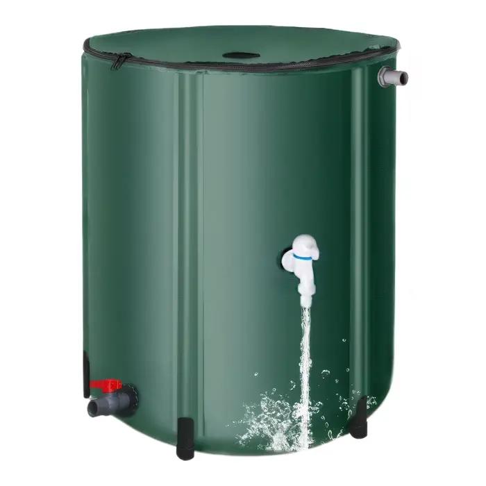 Réservoir de stockage de récupération d'eau de pluie de grande capacité, filtre pliable, impuretés,