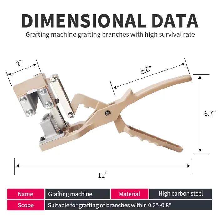 Outil de greffage professionnel pour jardin, coupe-branches, cisailles pour plantes, grande optique,