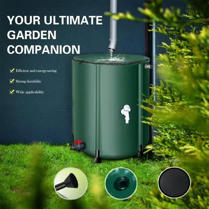 Réservoir d'eau de pluie pliable de 50 à 500 L