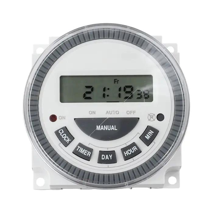 Minuterie TM619 Intelligente à Programmation Facile Pour 7 Jours Avec 16 Programmes Marche-Arrêt Synchronisation Cyclique Quotidienne Fonction De Suppression Manuelle Occasions Spéciales