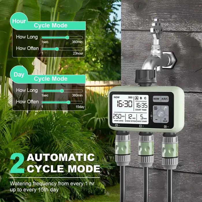 Programmateur d'arrosage numérique automatique Eshico