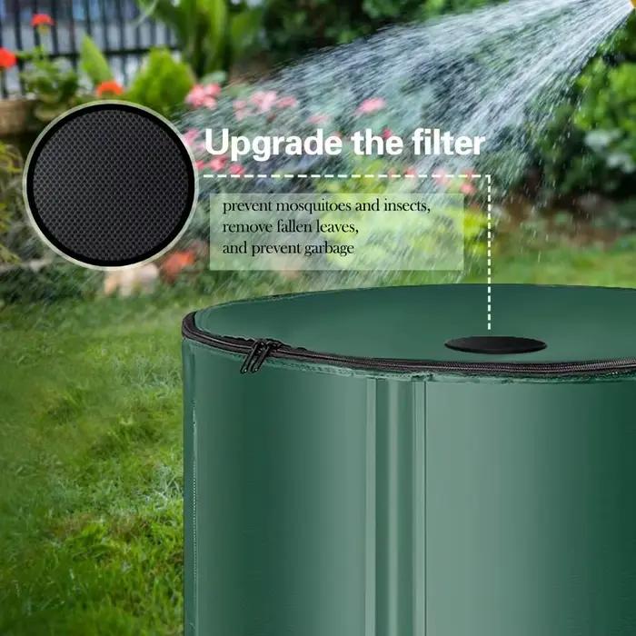 Réservoir d'eau de pluie pliable de 50 à 500 L