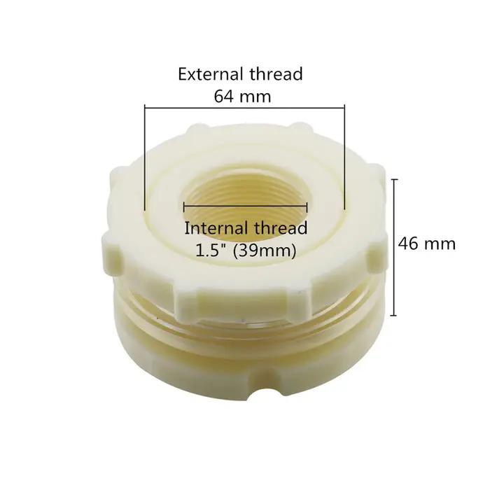 Connecteur d'eau de jardin en plastique ABS à filetage mâle et femelle pour irrigation du jardin, aquariums et connexion de tuyaux avec résistance aux basses températures et haute pression