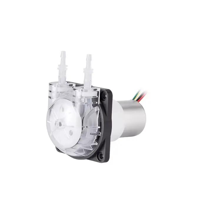 Pompe péristaltique micro PENGPU 24V avec moteur pas à pas et tube en silicone