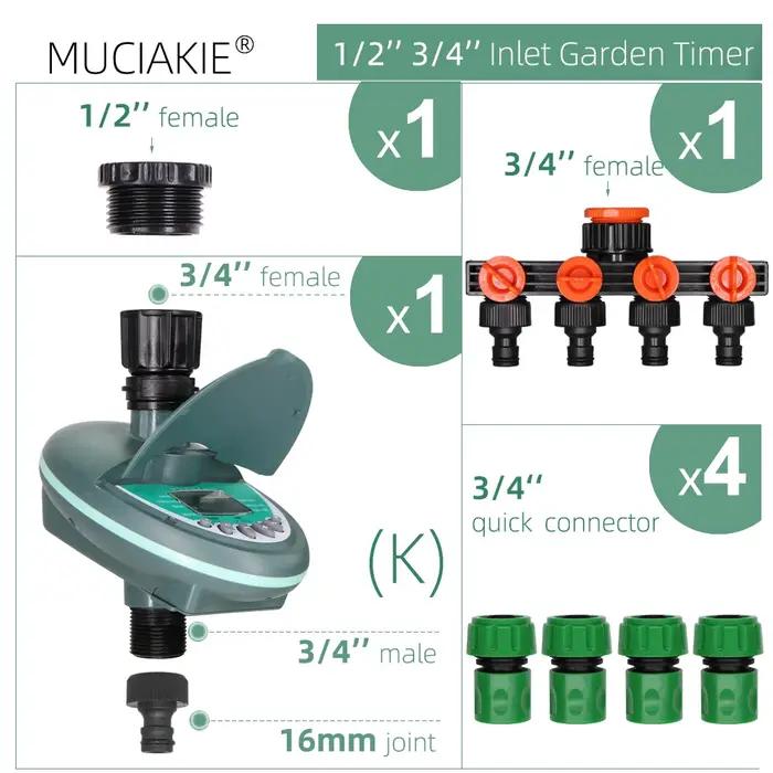 MUCIAKIE – minuterie d'arrosage Programmable pour jardin