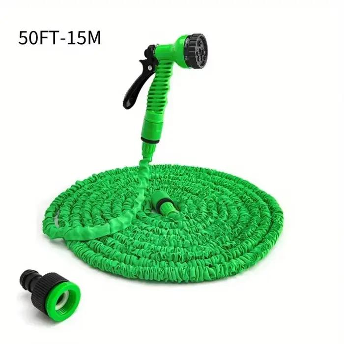 Tuyau d'arrosage magique extensible pour jardin domestique, tuyau flexible réglable en caoutchouc