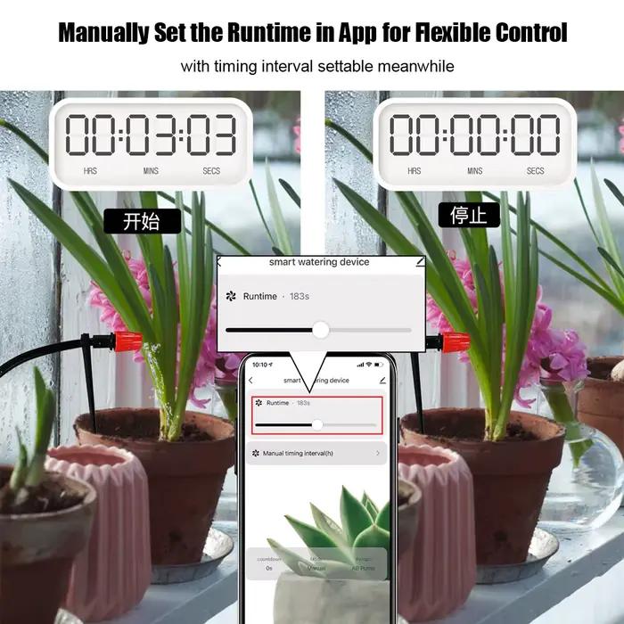 Contrôleur d'irrigation par Micro-goutte WiFi Tuya