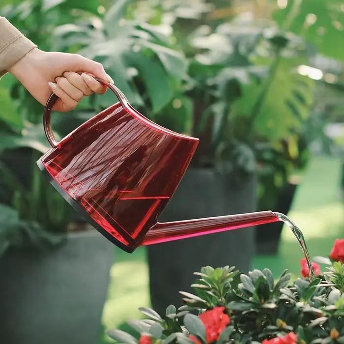 Arrosoir de jardin en plastique avec longue bouche pour fleurs, arrosage précis et doux, idéal pour plantes en intérieur et extérieur, cadeau pour passionnés de jardinage