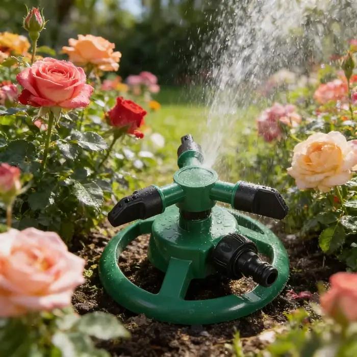 Buse rotative 360 degrés à très large couverture pour irrigation de pelouse et jardin automatisée efficace et durable pour maintenir un espace vert luxuriant