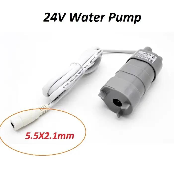 Pompe à eau SubSN pour bain d'aquarium, pompe à moteur, DC 12V, 24V, 600L, H