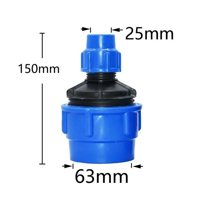 Connecteur rapide de tuyau PE pour arrosage agricole, résistant à la corrosion, adaptable à différents diamètres, idéal pour jardiniers passionnés et débutants, pour installer facilement et garder votre jardin en pleine forme