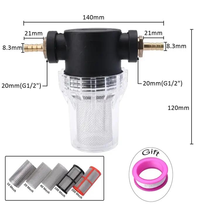 Connecteurs d'eau UP-CLOUD pour jardin en laiton avec filtration précisément réglable pour irrigation et aquariums de poissons occasions spéciales