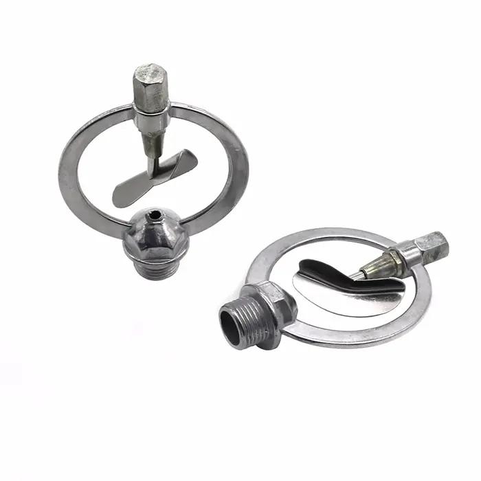 Arroseur d'irrigation à tête papillon en métal Zinc, 1/2 pouces, rotatif à 360 degrés, robuste, pour