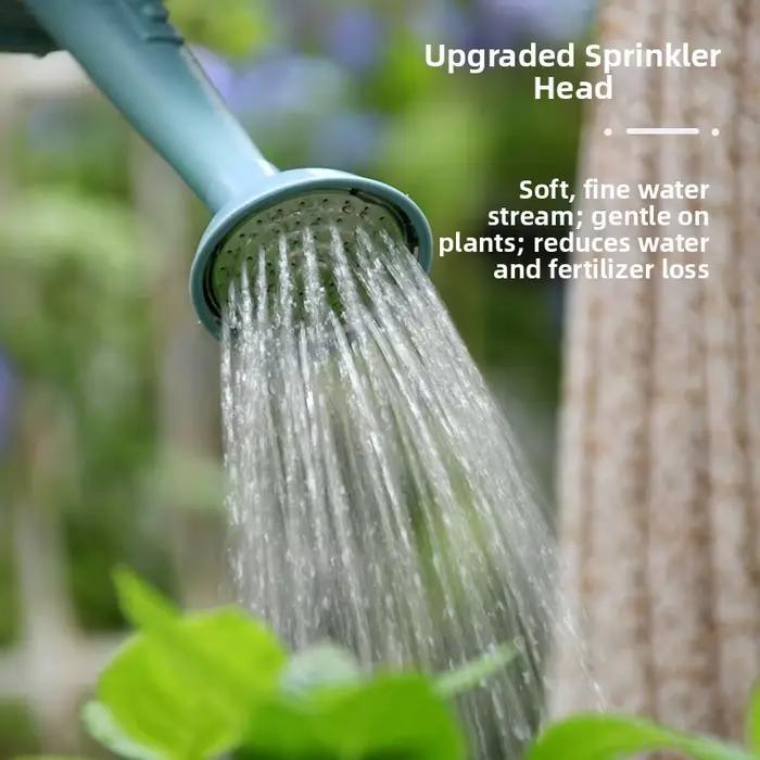 Arrosoir en métal pour plantes d'intérieur et extérieures avec tête de pulvérisation et poignée ergonomique pour un arrosage précis et confortable