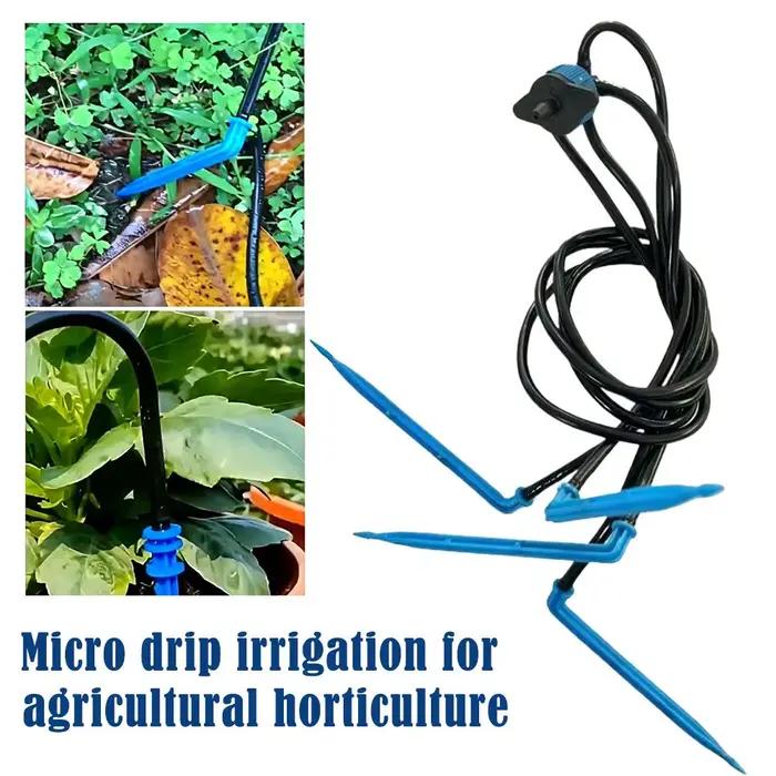 Système d'irrigation goutte-à-goutte à 4 voies avec émetteur micro-flux pour économie d'eau en serre