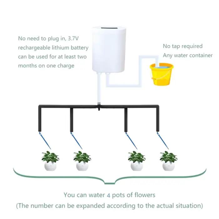 Pompe d'arrosage automatique pour plantes et fleurs