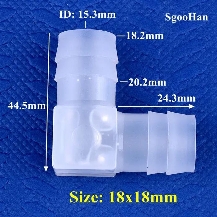 Connecteurs Coudés en Plastique PP pour Jardinage Aquatique Occasions Spéciales Utilisation Aquariums Systèmes d'Irrigation